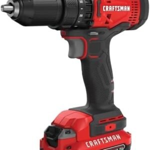 CRAFTSMAN V20 CMCD700C1 cordless drill driver kit with 20V battery and charger