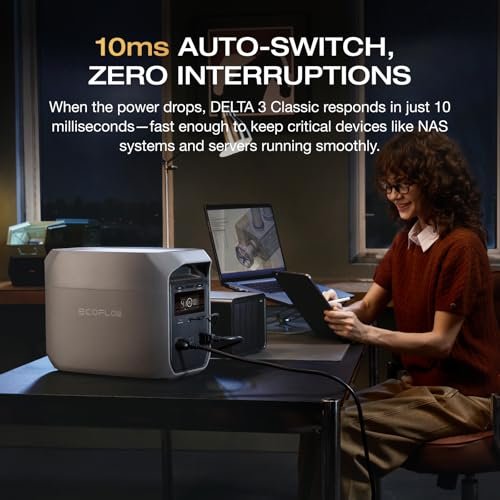 EF ECOFLOW DELTA 3 Classic 1024Wh Portable Power Station - Image 5