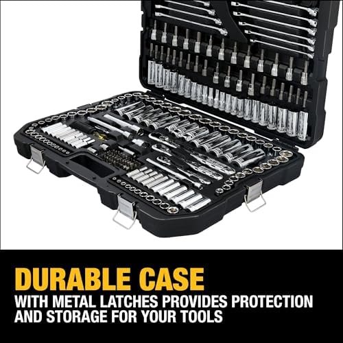 DEWALT 247-Piece Mechanics Tool Set – 1/4", 3/8" & 1/2" Drive - Image 8