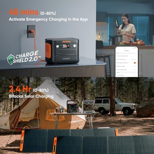 Jackery Explorer 1000 V2 Solar Generator with 200W Solar Panel | 1070Wh Portable Power Station - Image 5