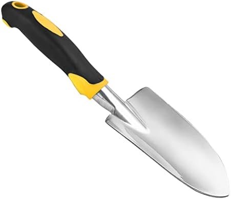 Garden Hand Trowel Mini Shovel – Cast Aluminum, Yellow