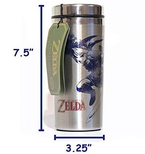 Paladone Legend of Zelda Metal Travel Tumbler – Double-Walled Stainless Steel - Image 5