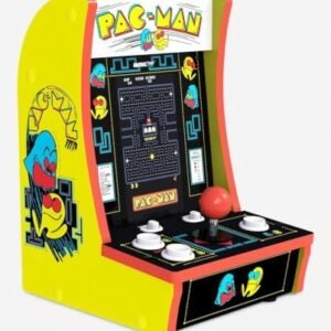 Arcade1Up Pac-Man Countercade 3-game countertop arcade machine with joystick and 7-inch LCD display