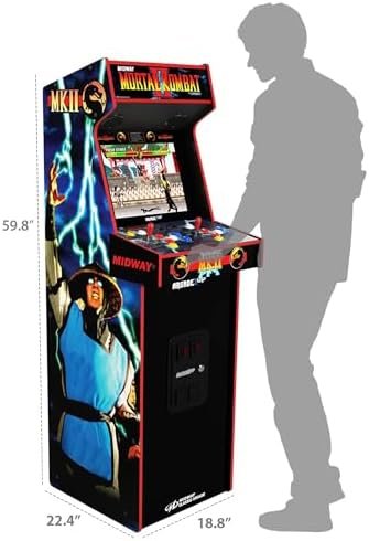Arcade1Up Mortal Kombat II Deluxe Arcade Machine – 14 Games - Image 3