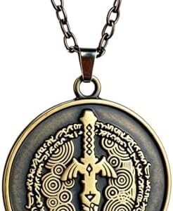 MEETCUTE Legend of Zelda Tears of the Kingdom Master Sword inspired necklace