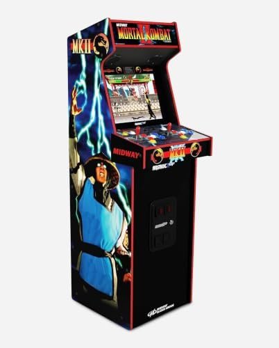 Arcade1Up Mortal Kombat II Deluxe Arcade Machine with 14 classic games and 17-inch display