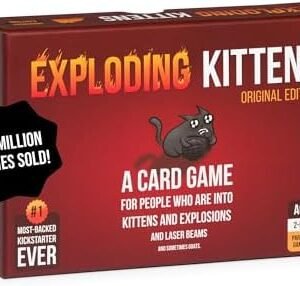 Exploding Kittens Original Edition card game for 2 to 5 players ages 7 and up