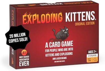 Exploding Kittens Original Edition Card Game for 2 to 5 Players