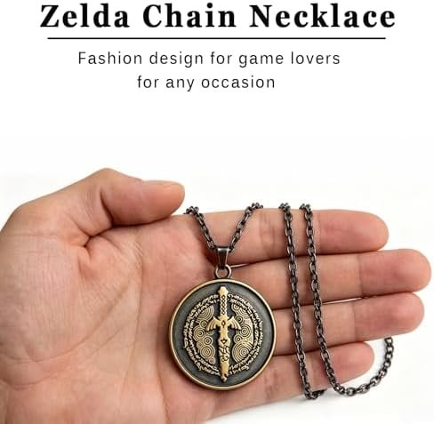MEETCUTE Legend of Zelda Master Sword Necklace – Tears of the Kingdom - Image 4