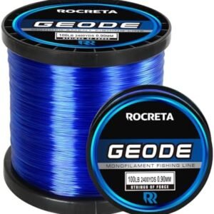 ROCRETA Geode monofilament fishing line available in multiple strengths and spool sizes