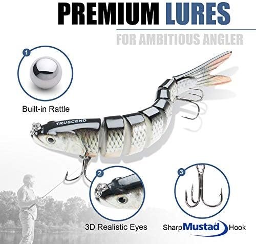 TRUSCEND Swimmax 5.4-Inch Jointed Swimbait with BKK Hooks - Image 3