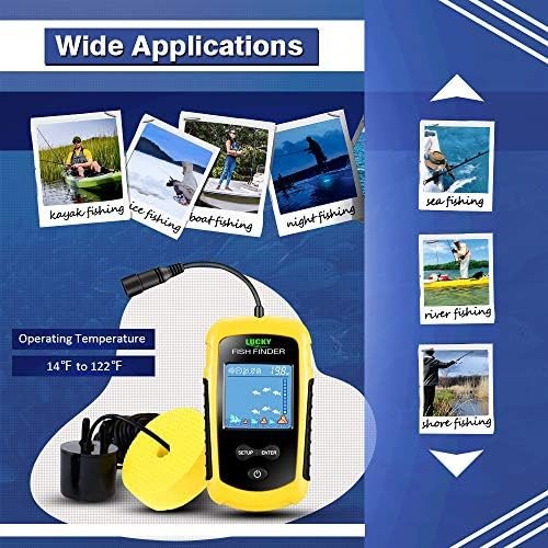 LUCKY FFC1108 Portable Kayak Fish Finder & Depth Finder - Image 5