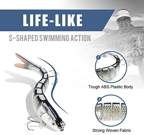 TRUSCEND Swimmax 5.4-Inch Jointed Swimbait with BKK Hooks - Image 4