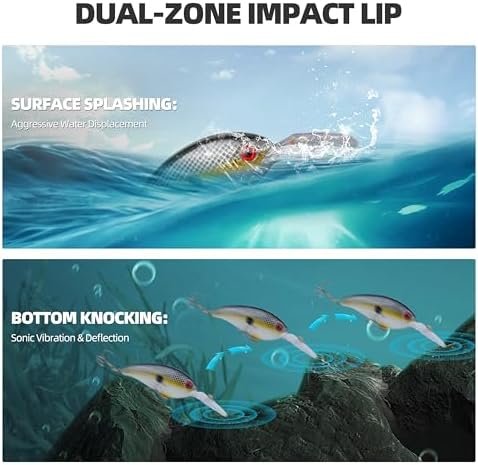 10-Piece Crankbait Fishing Lures Set – 4-Inch Deep Diver, 1/2 oz - Image 4