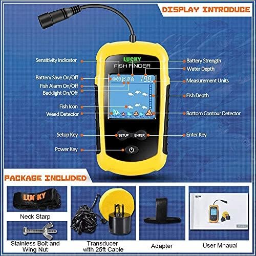 LUCKY FFC1108 Portable Kayak Fish Finder & Depth Finder - Image 7