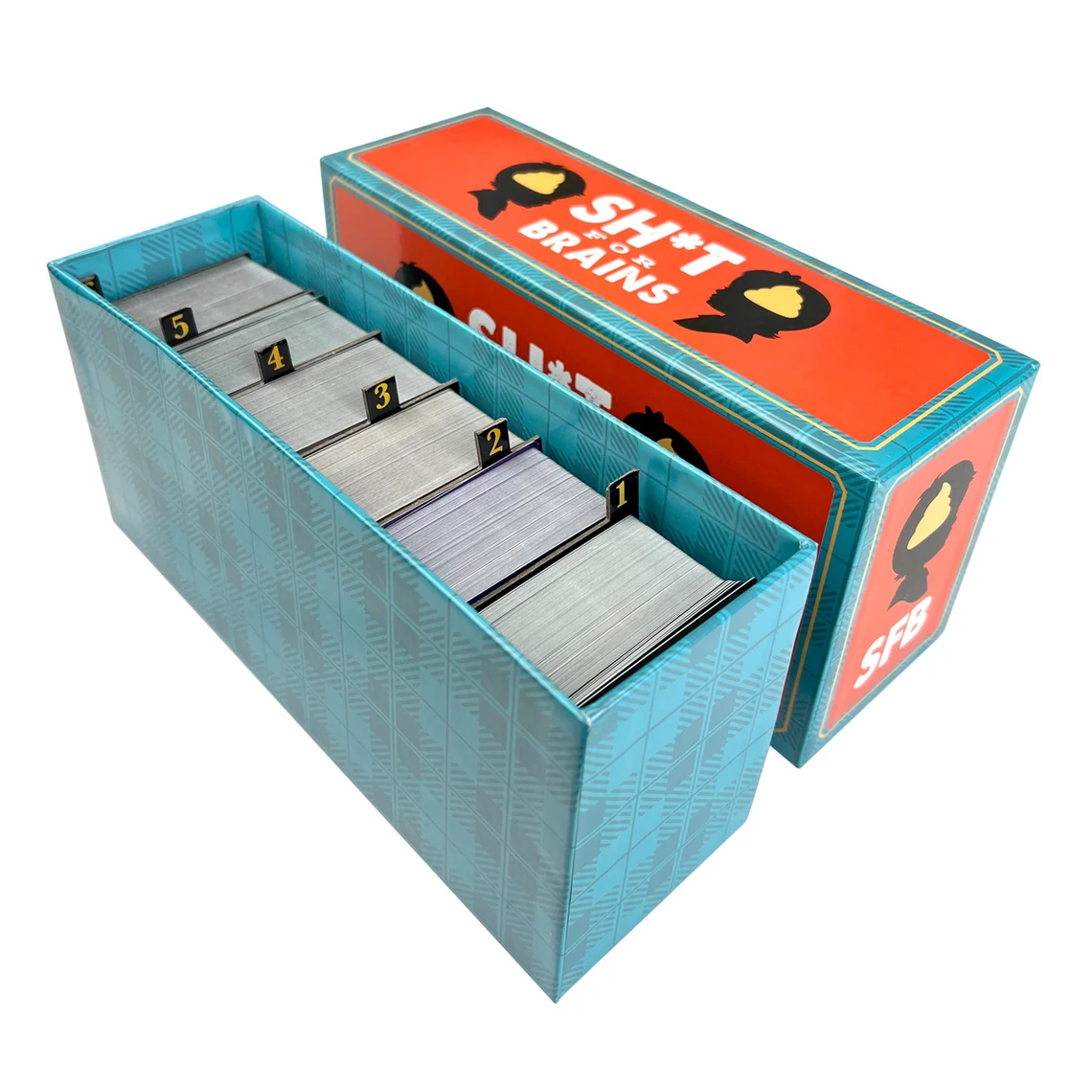 Sh*t For Brains Trivia Game – 600 Cards of Weird & Irreverent Trivia - Image 2