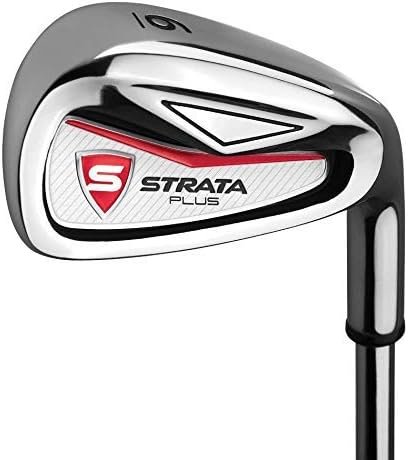 Strata Plus 14-Piece Men's Golf Club Set with Stand Bag - Left - Image 3