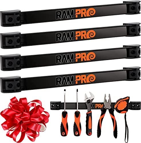 Ram-Pro 12-Inch Magnetic Tool Holder Bars, 4-Pack